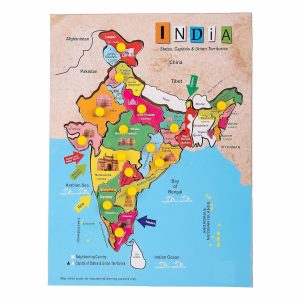 India Map Learning Board Game